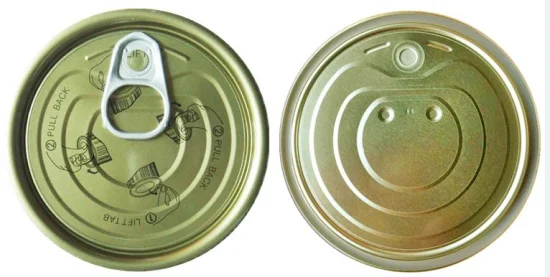 Tinplate Eoe for Tuna Fish Canned Fish Seafood Easy Open End Lid
