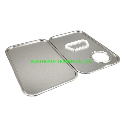 Square Metal Tin Can Top Cover and Bottom Component Top and Bottom for 4 Liters Square Metal Cans
